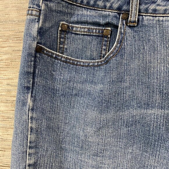 ☀️☀️ 16P Classic Fit Straight Leg Jeans – 100% Cotton Dark Stone Wash - Picture 2 of 7